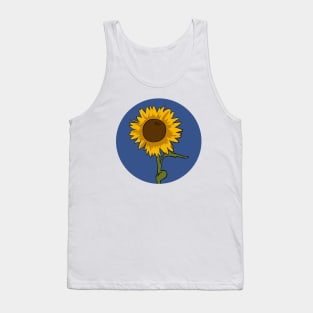 Sunflower and Sky Tank Top